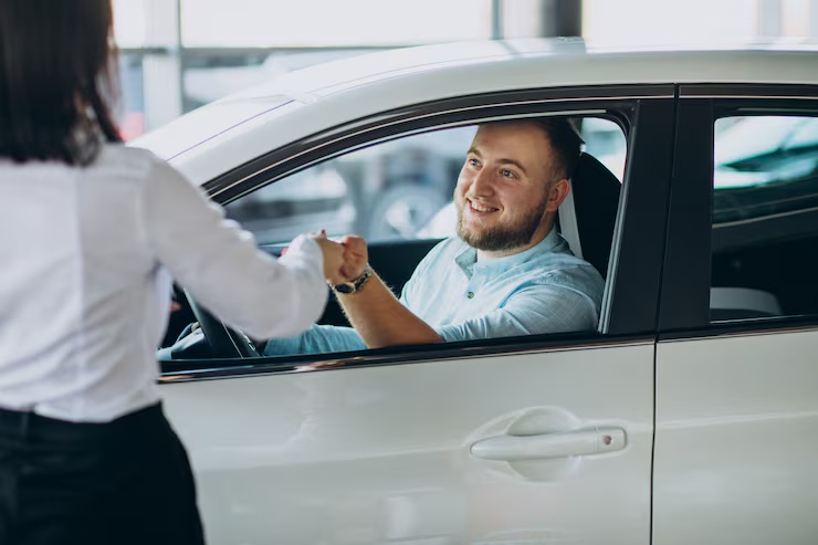 Remise du véhicule pour l'export automobile